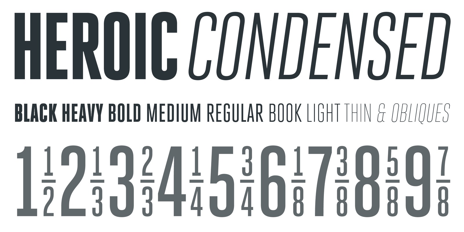 Heroic condensed heavy font download